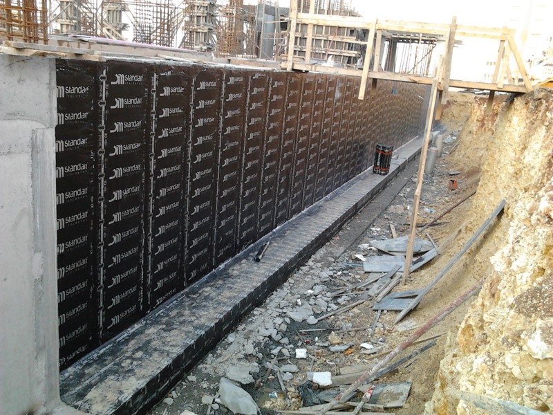 Perde Temel Uygulamaları Standart İzolasyon Pvc Membran Perde Temel Uygulamaları Standart İzolasyon Pvc Membran